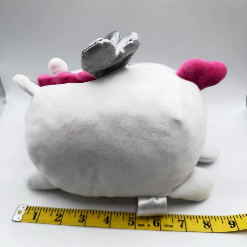 Animal Adventure White Unicorn Pegasus Stuffed‎ Animal 8 Inch